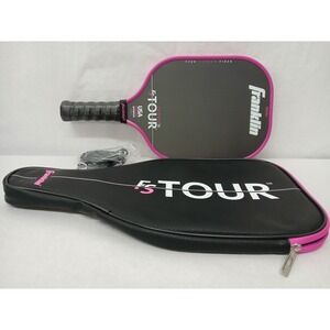 Franklin FS TOUR TEMPO 16 Pickleball Paddle USA Approved Carbon Fiber Pink Black
